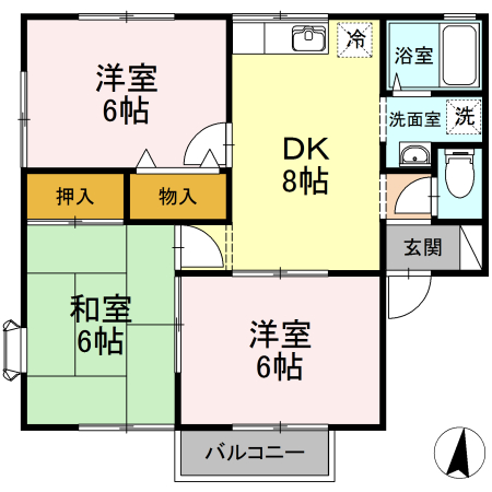 サンモール清水Ｅ