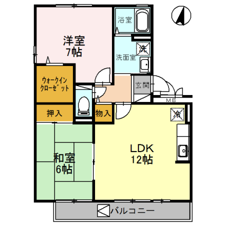 グランシャリオ　202号室