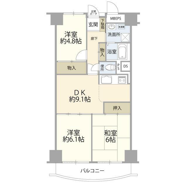 グリーンコーポ千寿２号棟