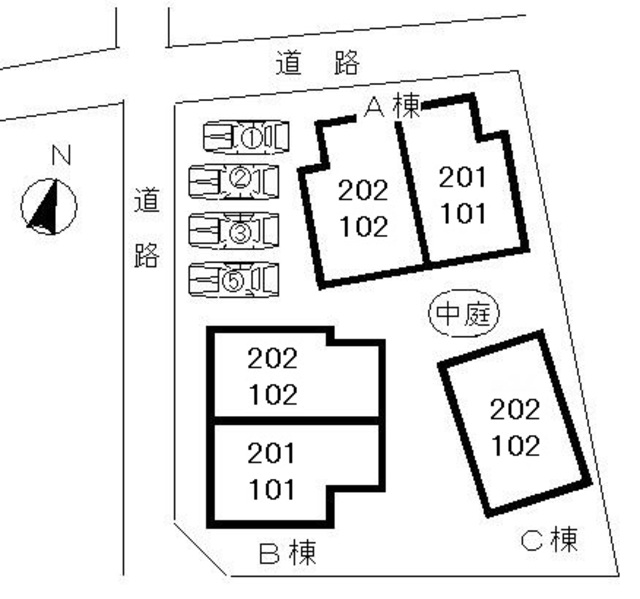 ガーデン上の台Ｂ棟