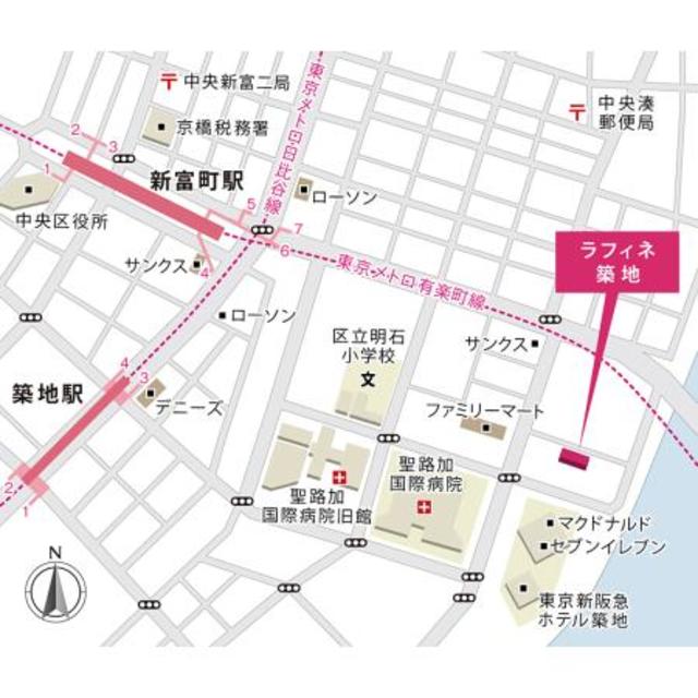 ラフィネ築地