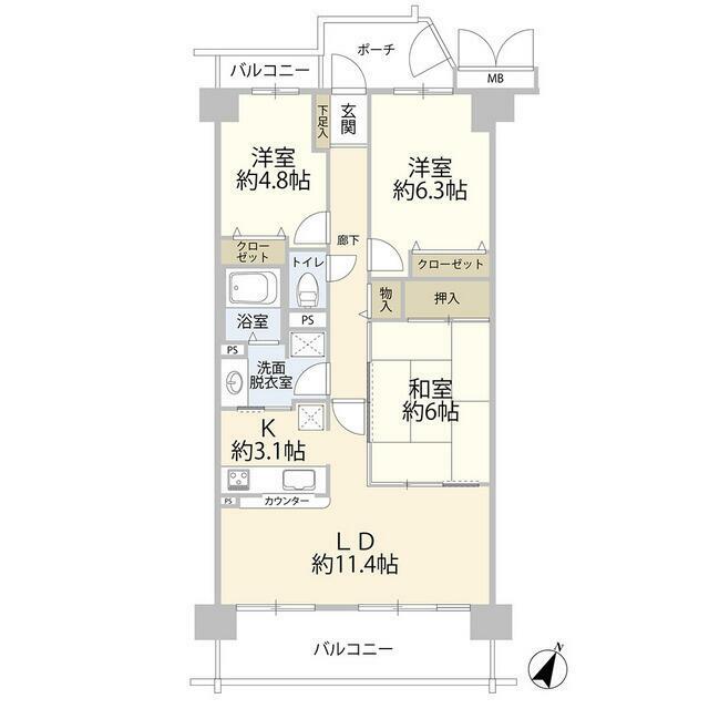 エステ・シティ船橋三番館